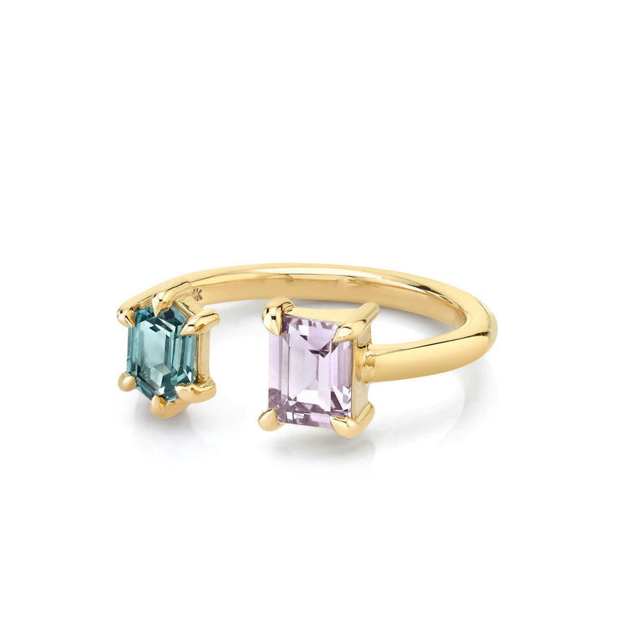 Marrow Fine Jewelry Blush Lilac Montana Sapphire To Et Moi Ring [Yellow Gold]
