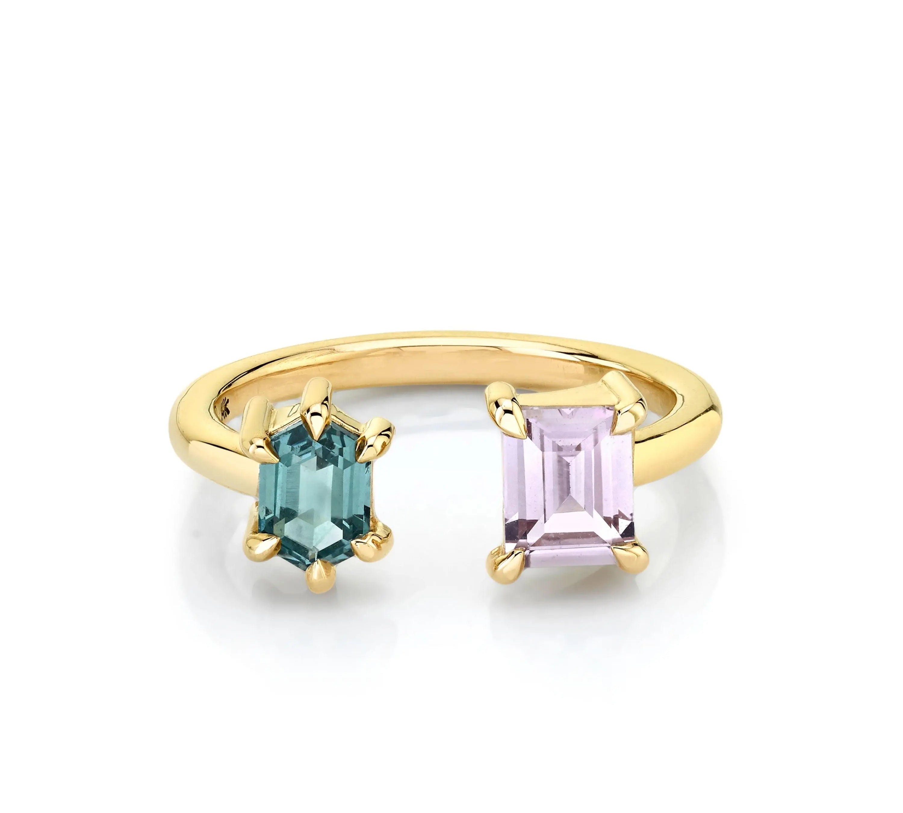 Marrow Fine Jewelry Blush Lilac Montana Sapphire To Et Moi Ring [Yellow Gold]