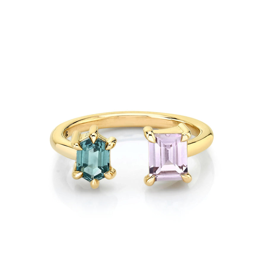 Marrow Fine Jewelry Blush Lilac Montana Sapphire To Et Moi Ring [Yellow Gold]