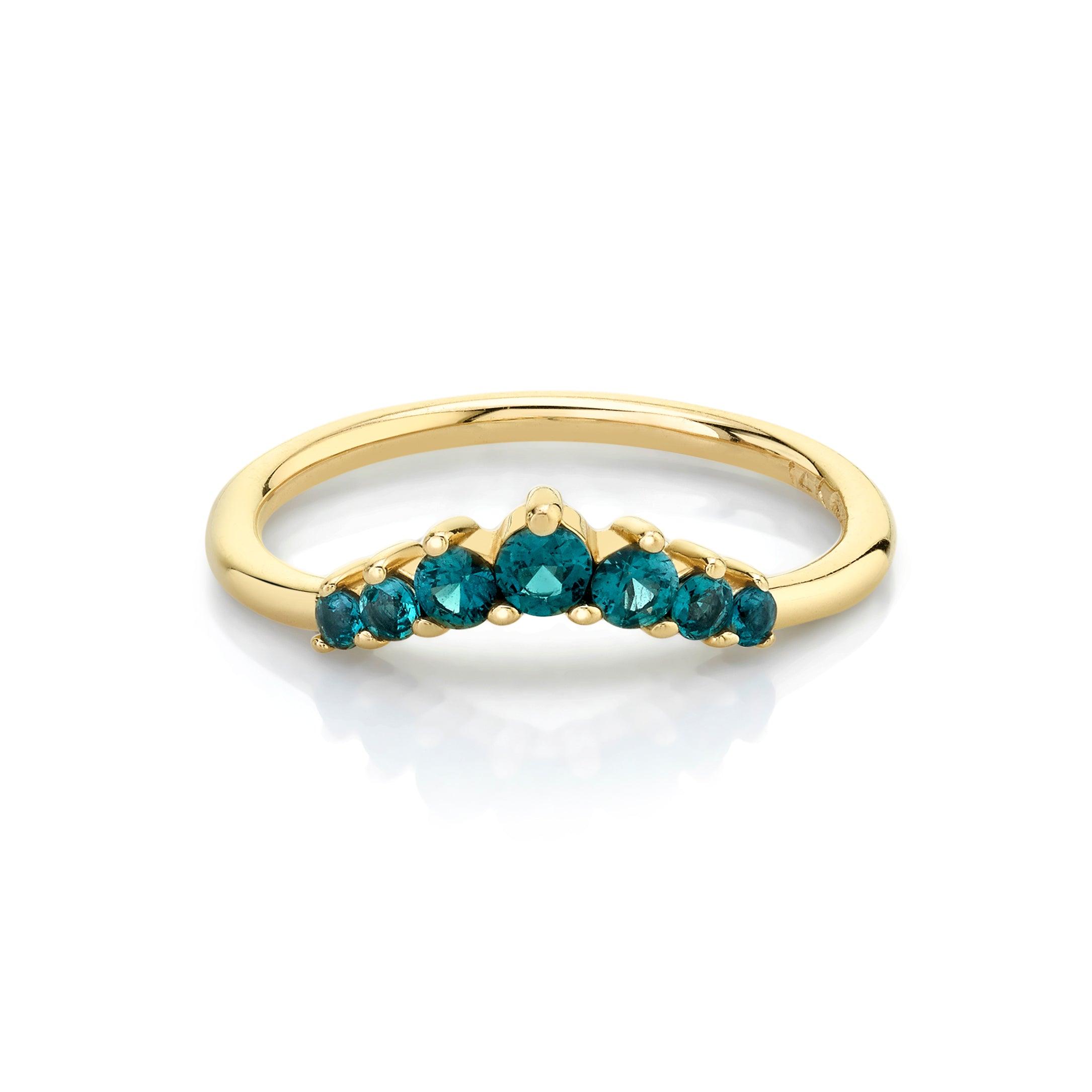 Marrow Fine Jewelry Alexandrite Seven Stars Ring