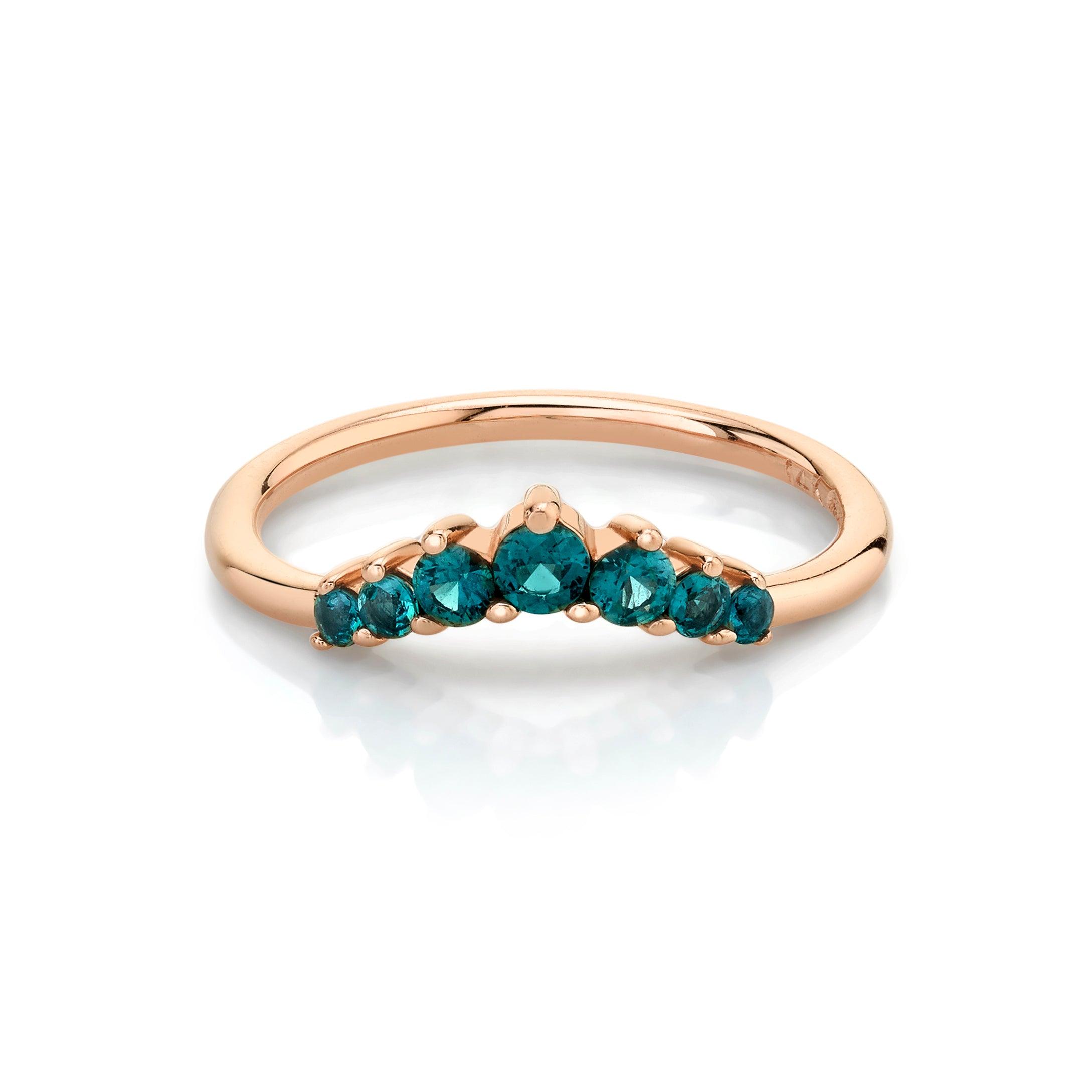 Marrow Fine Jewelry Alexandrite Seven Stars Ring