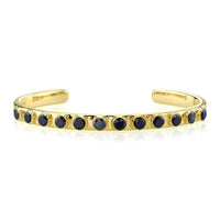 Marrow Fine Jewelry Solid Gold And Black Diamond Cuff Bracelet [Yellow Gold]