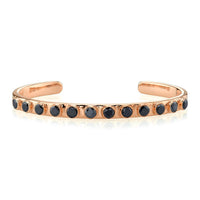 Marrow Fine Jewelry Solid Gold And Black Diamond Cuff Bracelet [Rose Gold]