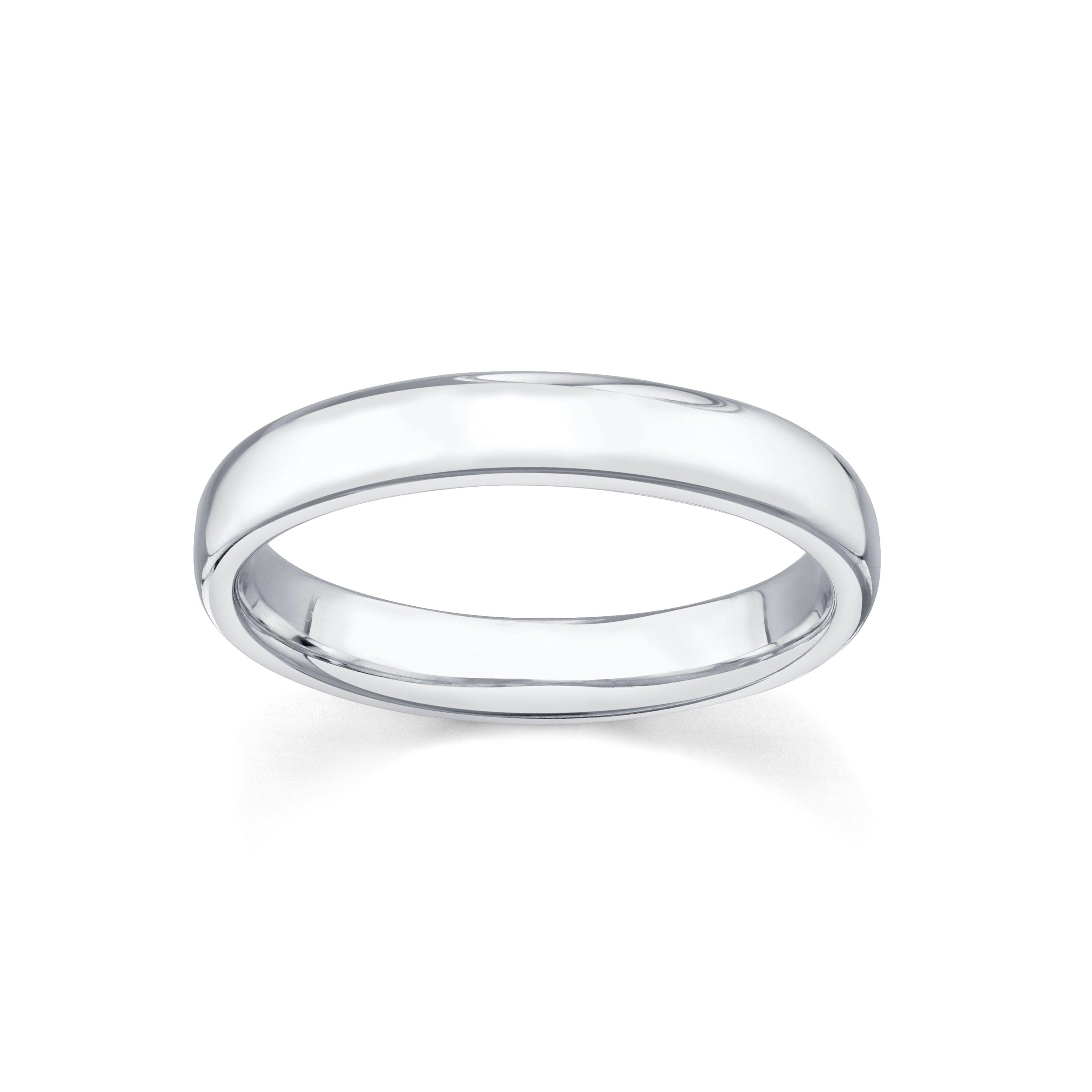 Classic Men's Wedding Band  Comfortable Bands for Grooms – Marrow Fine