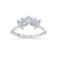 Marrow Fine Jewelry White Diamond Courtney Mixed Shape [White Gold]