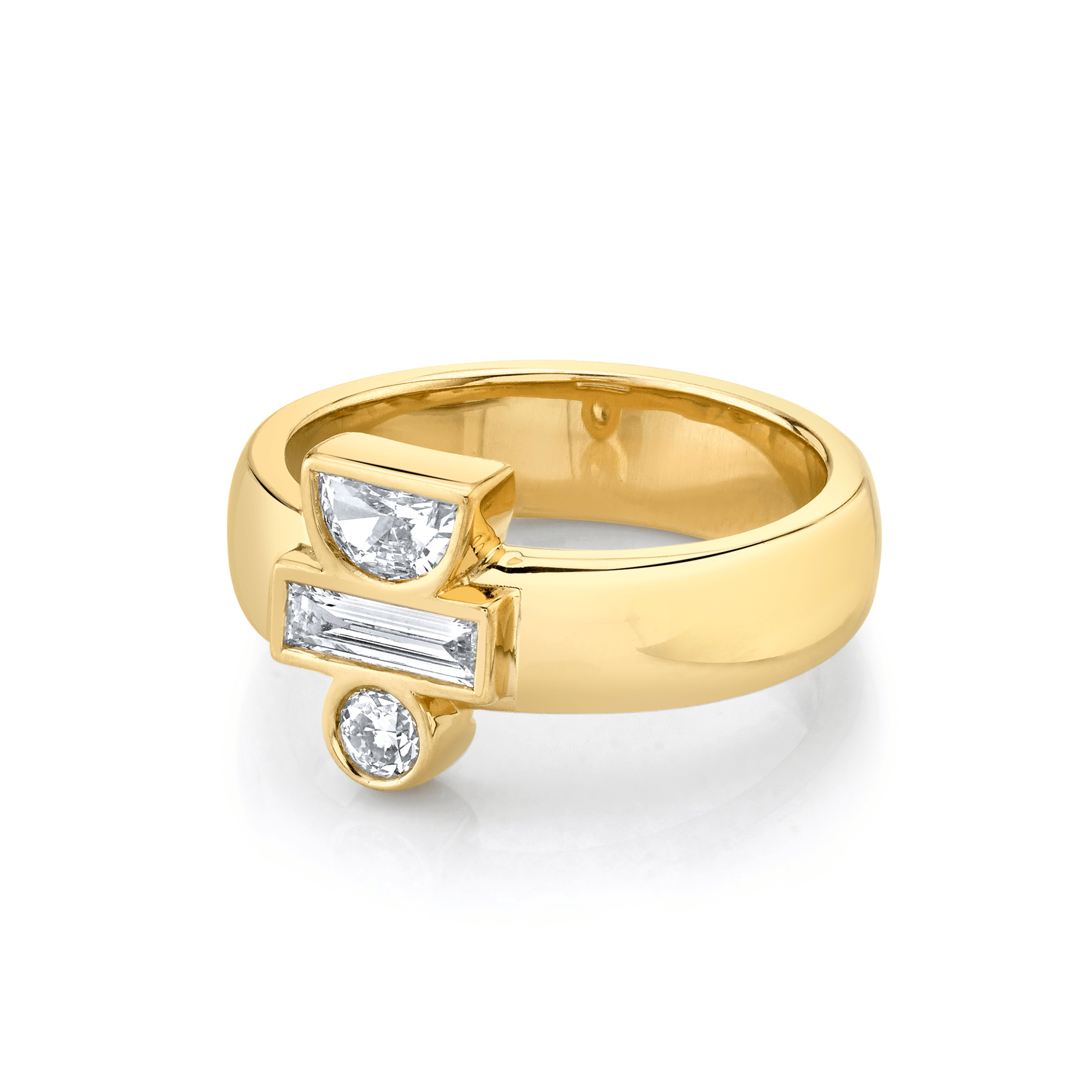Marrow Fine Jewelry White Diamond Relic Ring