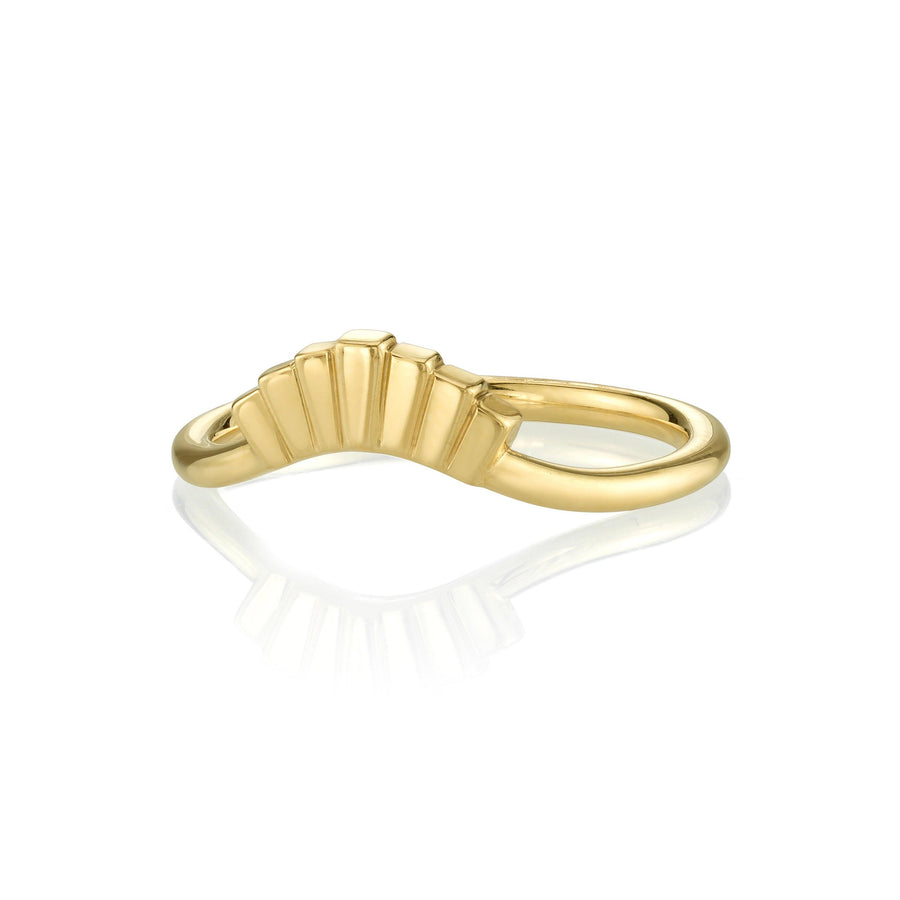 Marrow Fine Jewelry Gold Art Deco Stacking Ring [Yellow Gold]