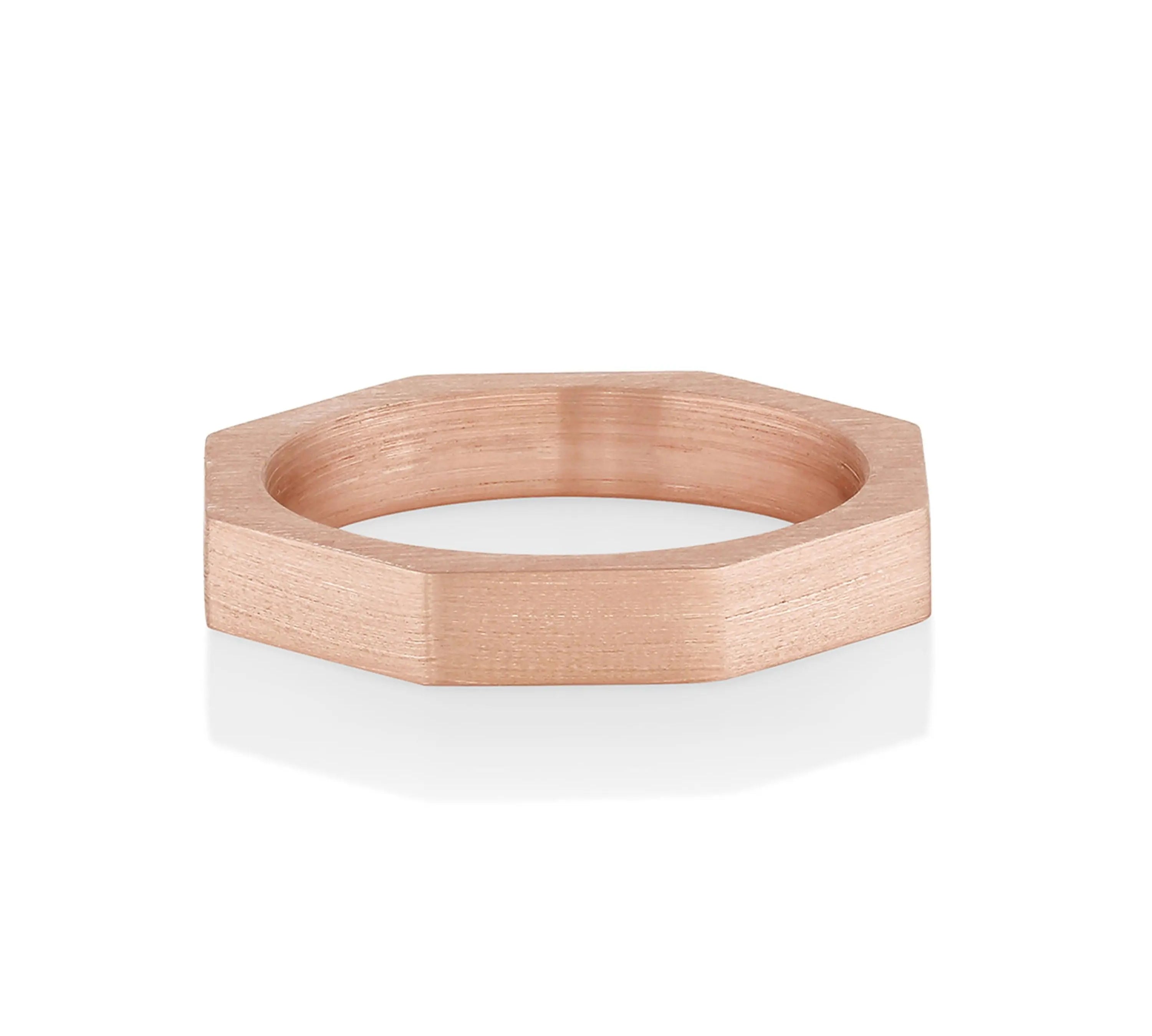 Marrow Fine Jewelry Everyday Ames Men's Band [Rose Gold]
