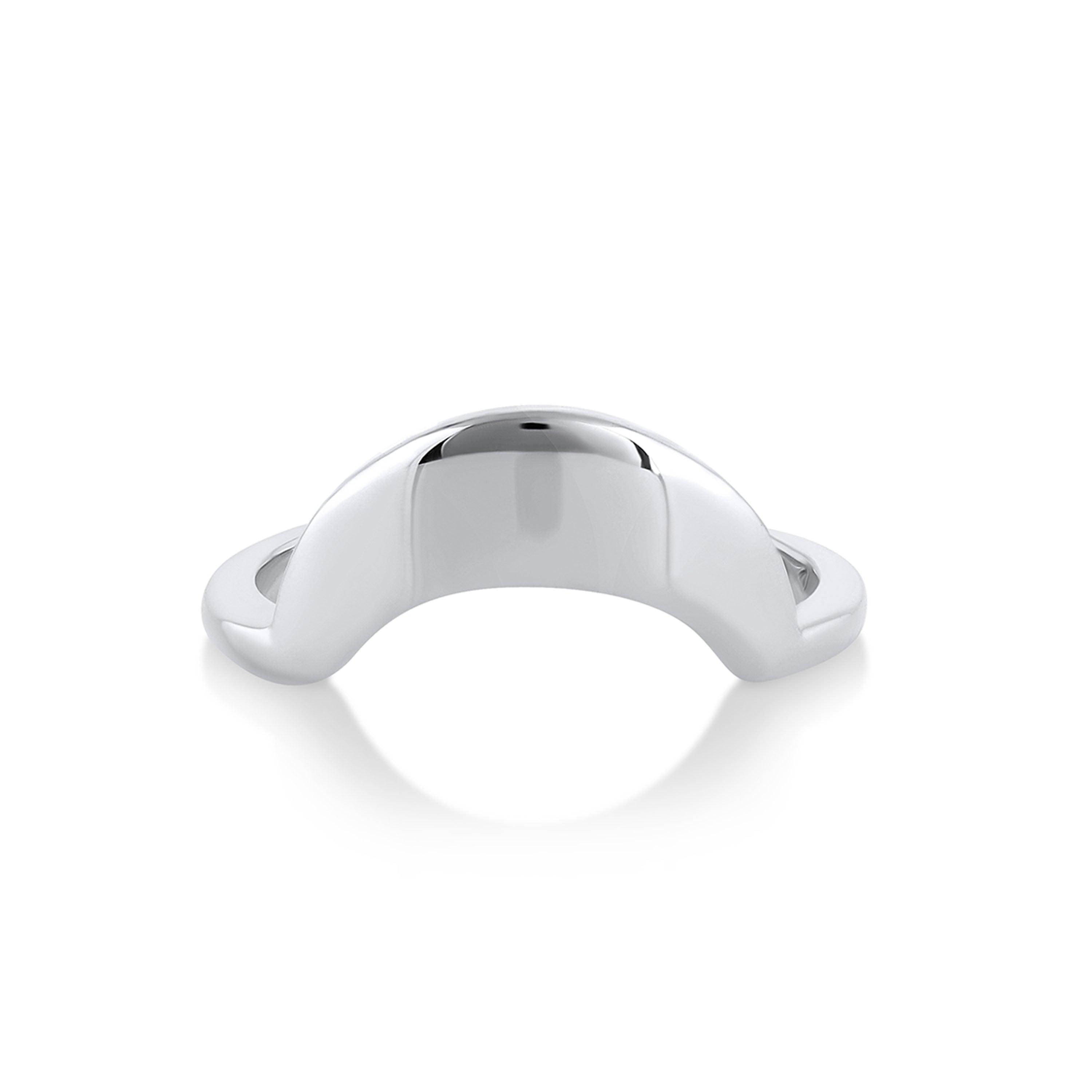 Marrow Fine Jewelry Arched Gold Stacking Band