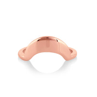 Marrow Fine Jewelry Arched Gold Stacking Band [Rose Gold]