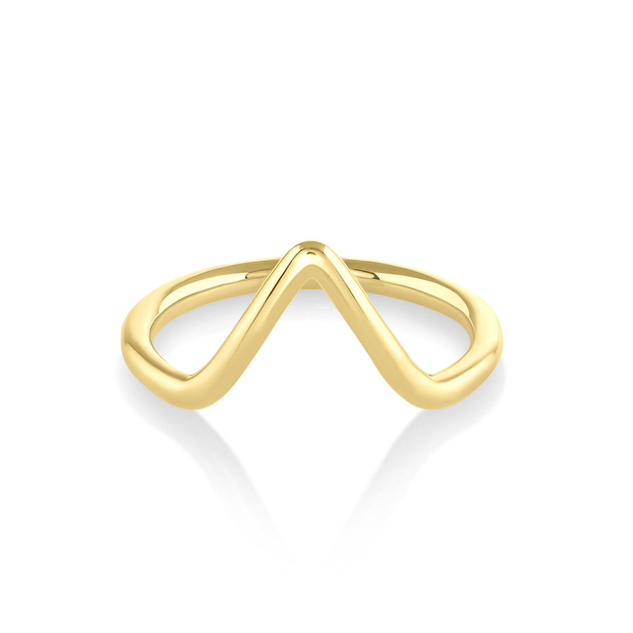 Marrow Fine Jewelry Triangle Stacking Ring [Yellow Gold]