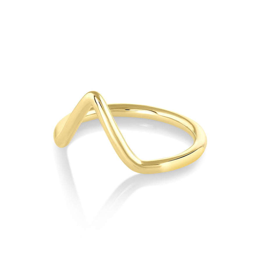 Marrow Fine Jewelry Triangle Stacking Ring [Yellow Gold]