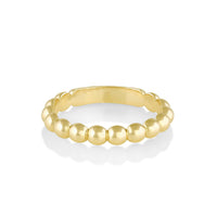 Marrow Fine Jewelry Solid Gold Everyday Sphere Band [Yellow Gold]