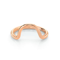 Marrow Fine Jewelry Wide Arch Stacking Ring [Rose Gold]