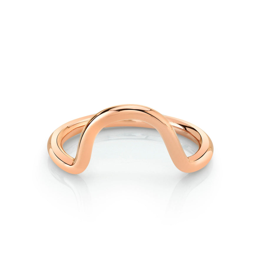 Marrow Fine Jewelry Wide Arch Stacking Ring [Rose Gold]