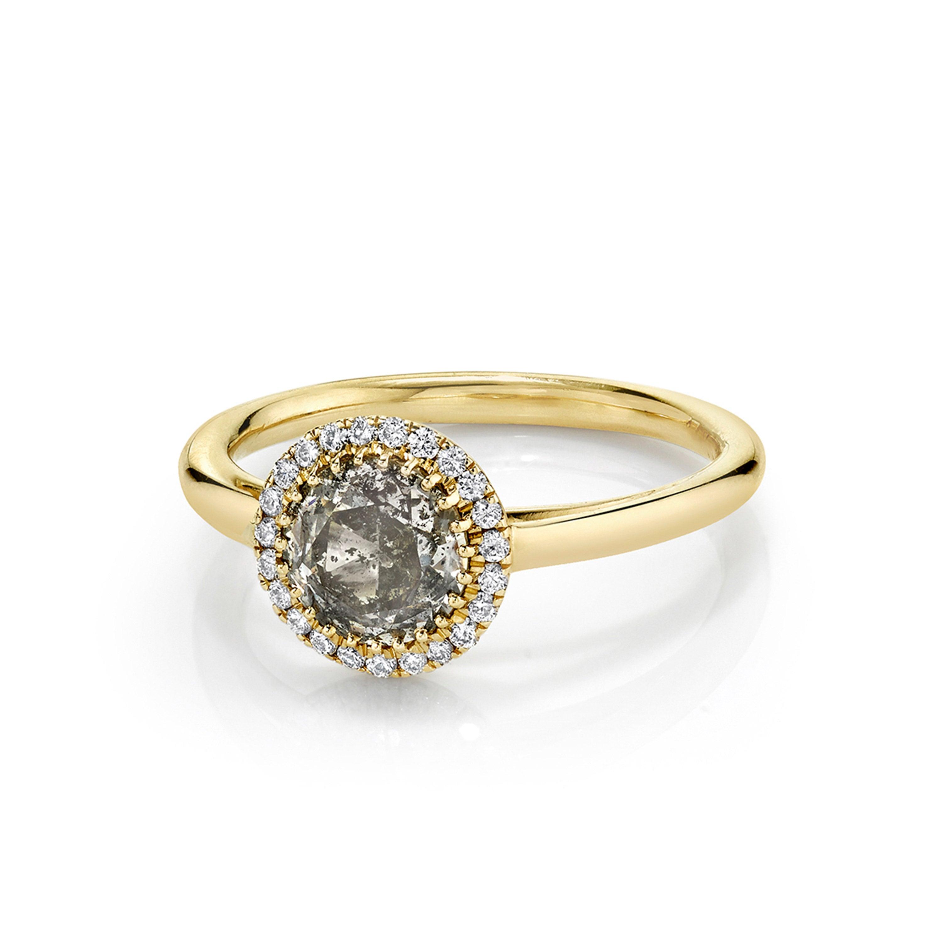 Marrow Fine Jewelry Galaxy Diamond Perfect White Diamonds Halo Ring