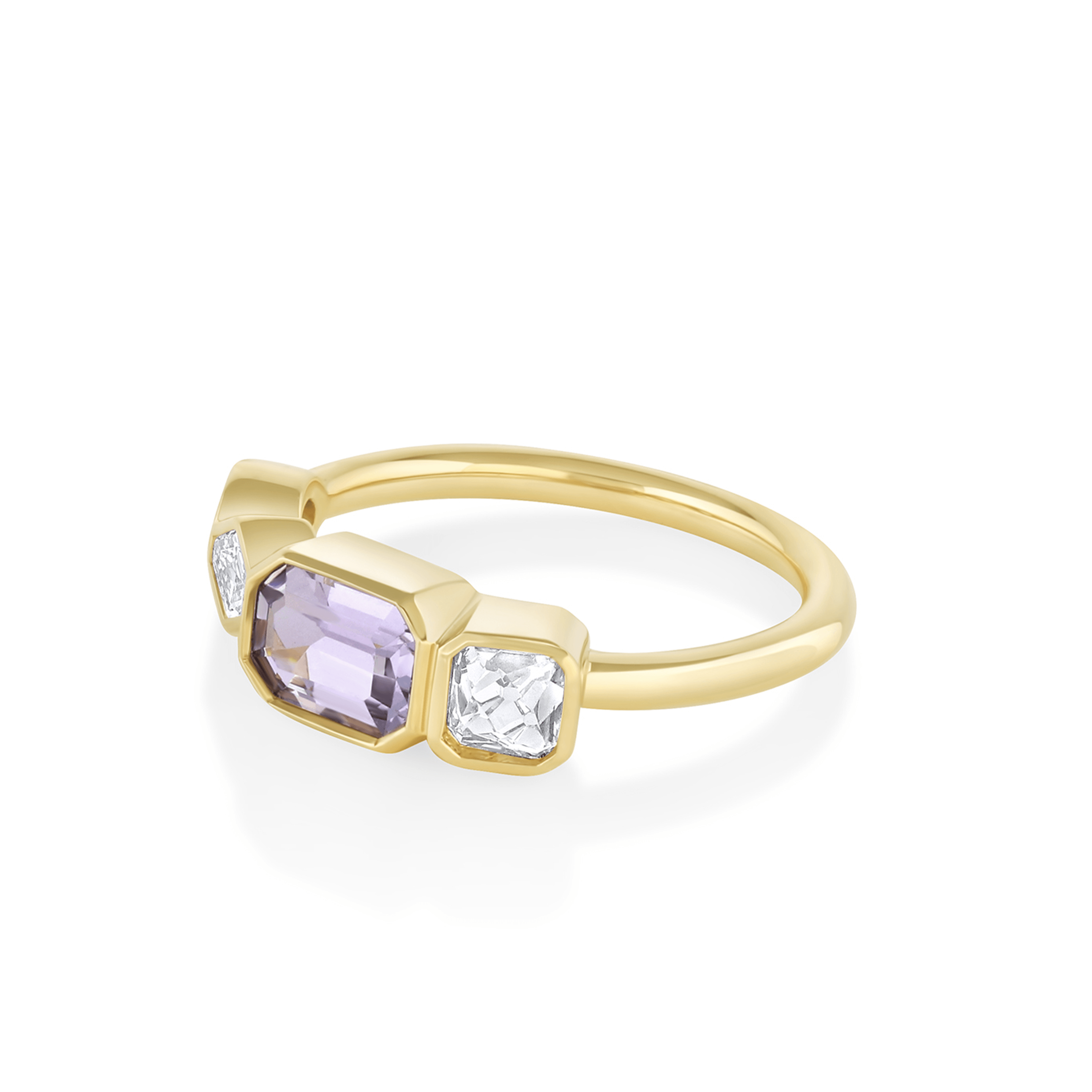 Marrow Fine Jewelry Lilac Sapphire Linear Ring