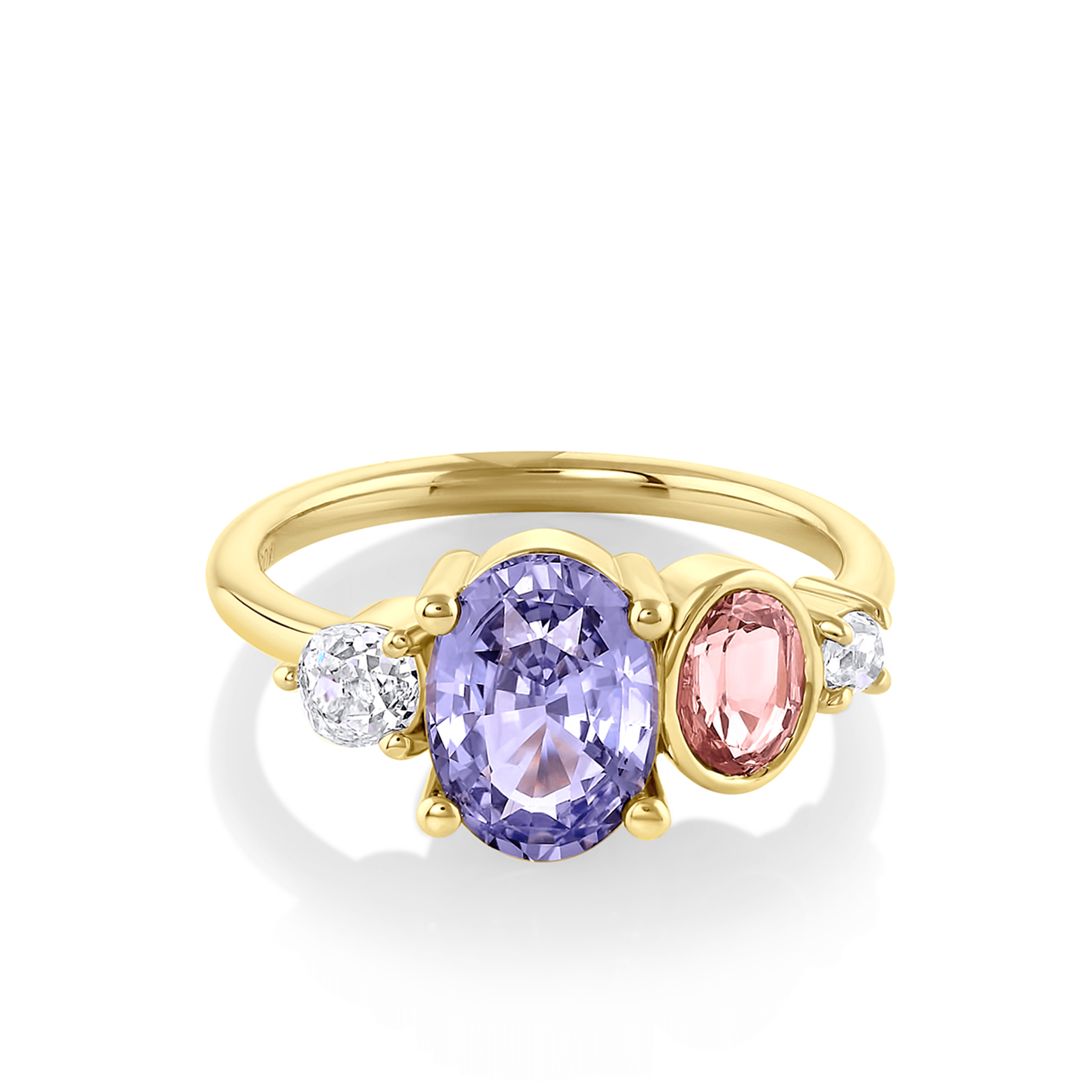 Marrow Fine Jewelry Lavender Sapphire Linear Ring