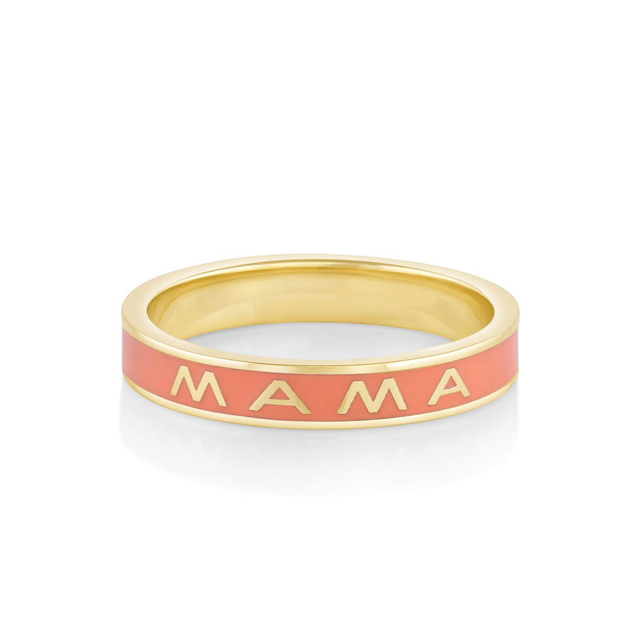 Marrow Fine Jewelry Melon Mama Enamel Band [Yellow Gold]