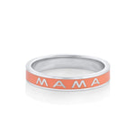 Marrow Fine Jewelry Melon Mama Enamel Band [White Gold]