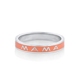 Marrow Fine Jewelry Melon Mama Enamel Band [White Gold]