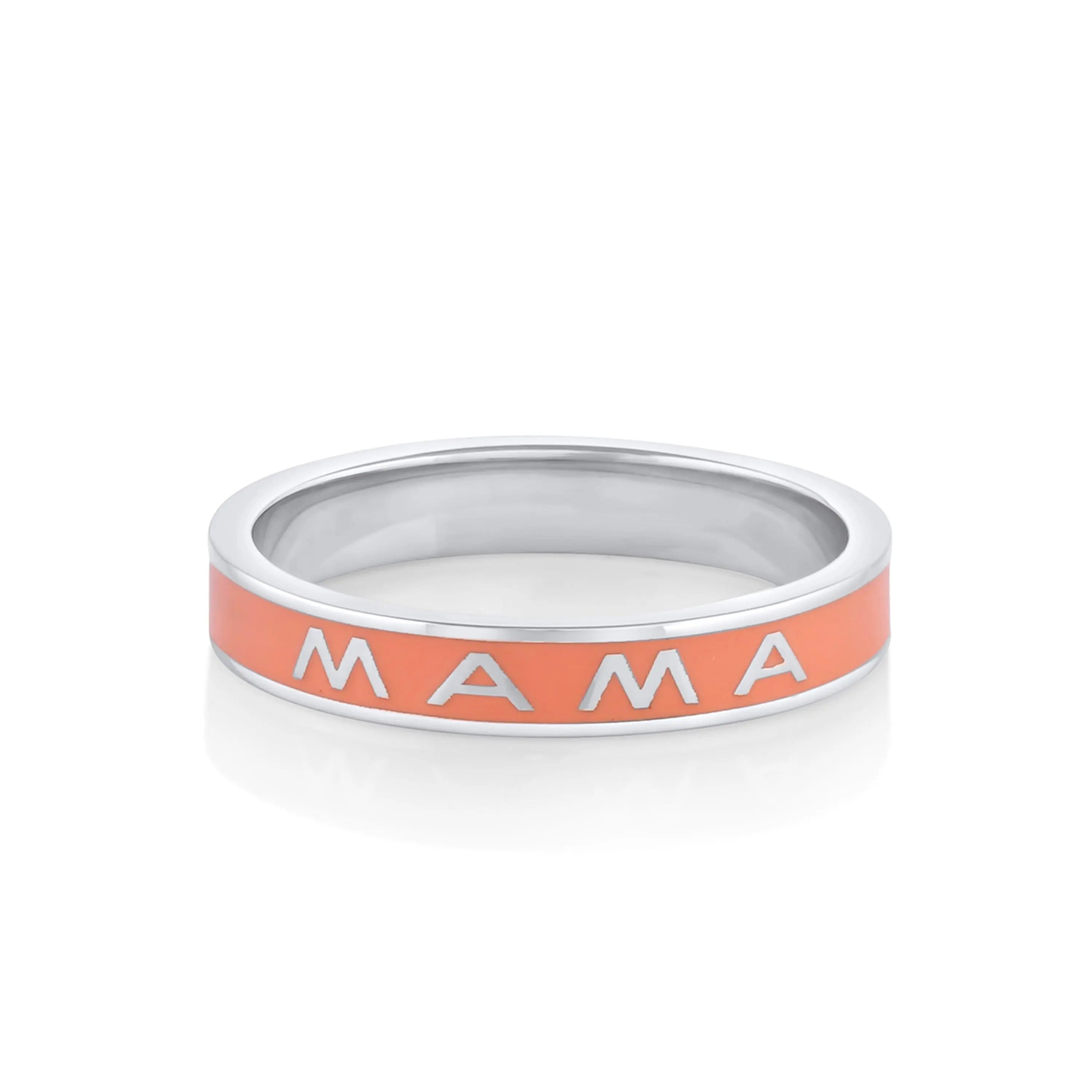 Marrow Fine Jewelry Melon Mama Enamel Band [White Gold]