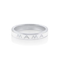 Marrow Fine Jewelry White Mama Enamel Band [White Gold]