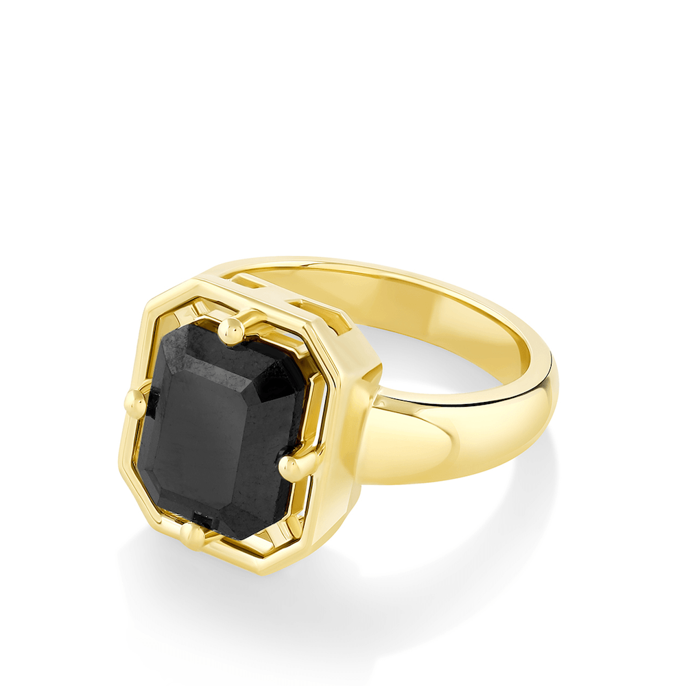 Marrow Fine Jewelry Black Diamond Georgia Ring