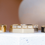 White Diamond Ames Men's Band - Marrow Fine