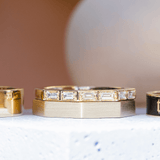 White Diamond Ames Men's Band - Marrow Fine