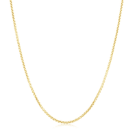 Marrow Fine Jewelry Dainty Box Chain Necklace [Yellow Gold]