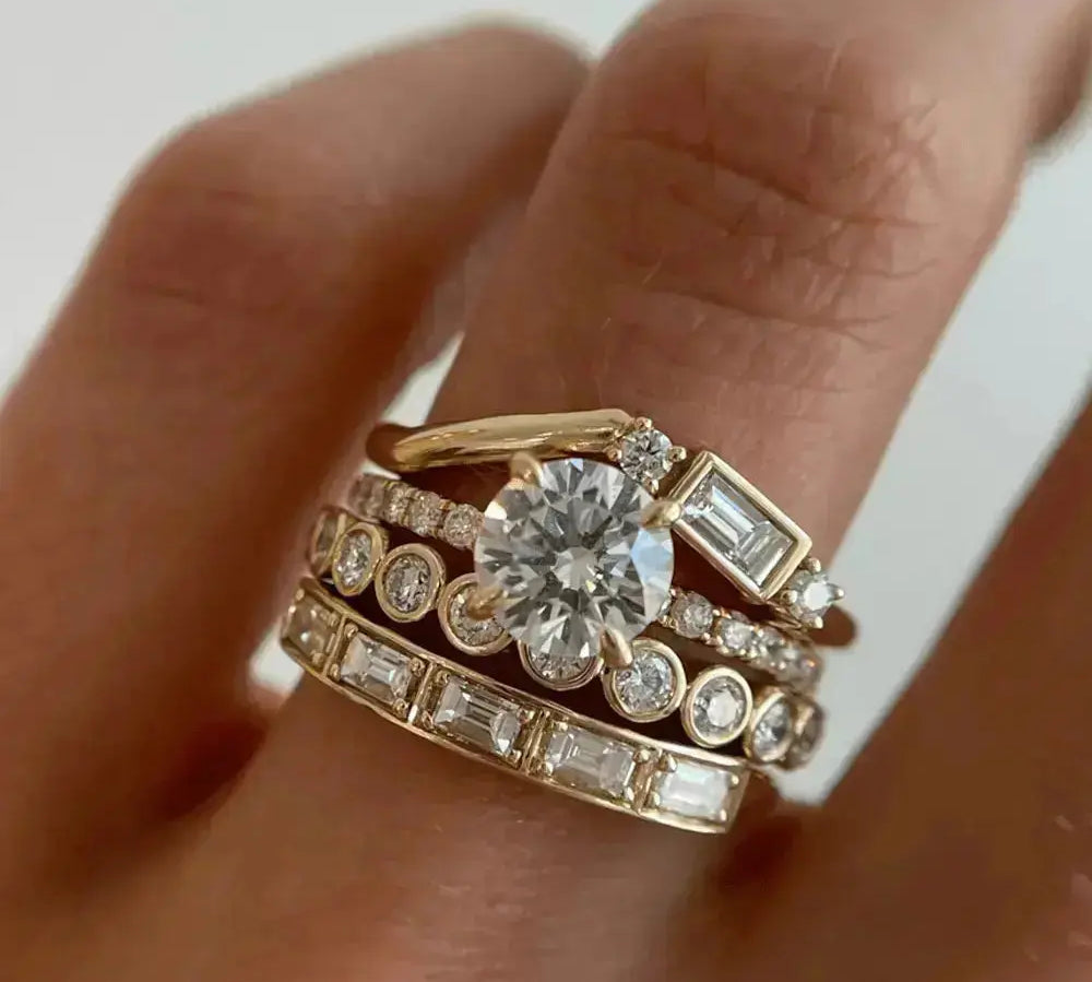 The Frankie Pavé Engagement Ring - Marrow Fine