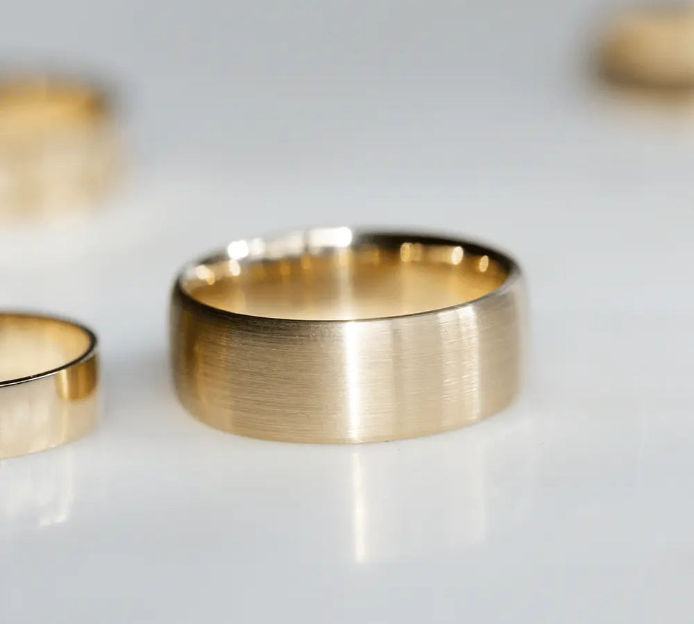 Beau Brushed Men's Band - Marrow Fine