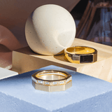 White Diamond Ames Men's Band - Marrow Fine
