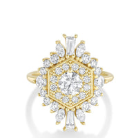 Marrow Fine Jewelry White Diamond Stella Ring [Yellow Gold]