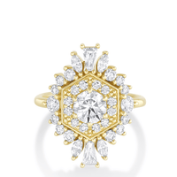 Marrow Fine Jewelry .70 White Diamond Stella Engagement Ring [Yellow Gold]