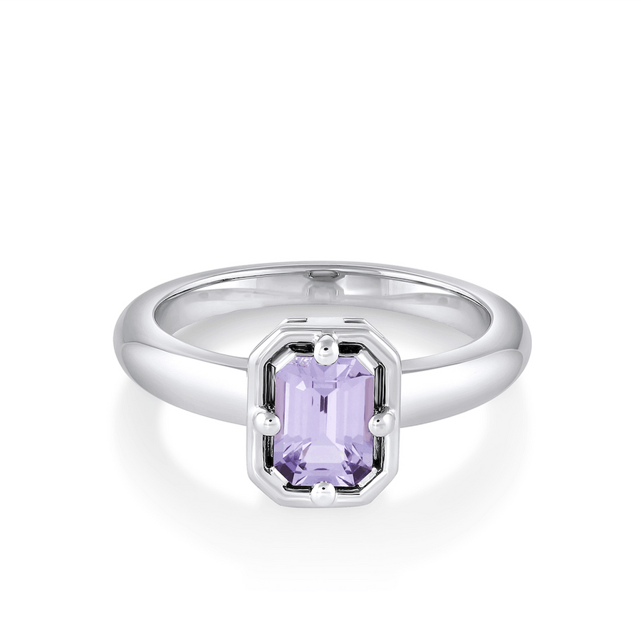Marrow Fine Jewelry Lilac Sapphire Georgia Ring [White Gold]