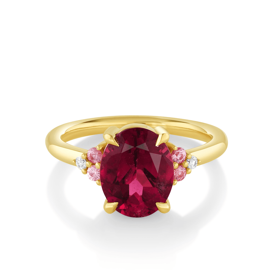 Marrow Fine Jewelry Rubellite Tourmaline Ring [Yellow Gold]