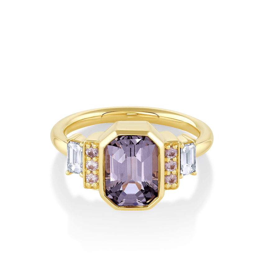 2.30ct Emerald Cut Lavender Spinel Ring – Marrow Fine
