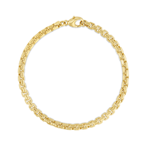 Marrow Fine Jewelry Unisex Box Chain Bracelet [Yellow Gold]