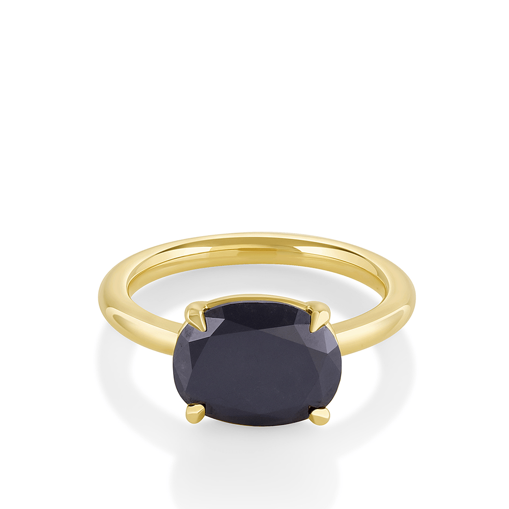 Marrow Fine Jewelry 2.77ct Black Diamond Posey Engagement Ring
