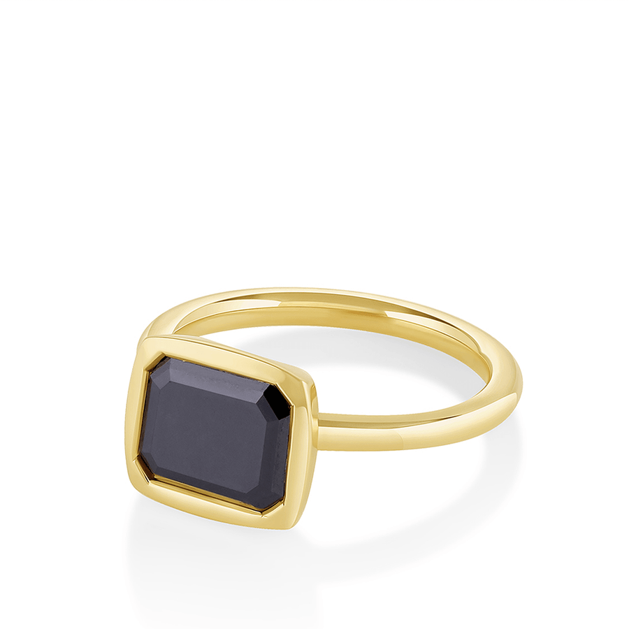 Marrow Fine Jewelry 2.90ct Black Diamond Roxy Ring [Yellow Gold]