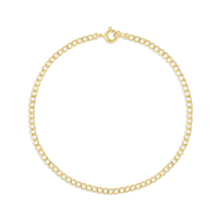 Marrow Fine Jewelry Dainty Cuban Chain Bracelet [Yellow Gold]