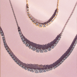 Serena White Diamond Tennis Necklace - Marrow Fine