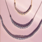 Naomi White Diamond Graduated Necklace - Marrow Fine