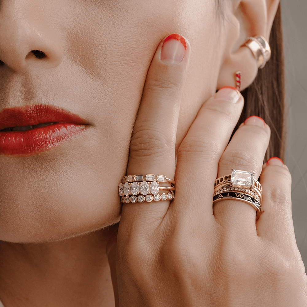 Diamond band stack clearance