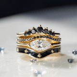 Black Diamond Seven Stars Nesting Ring - Marrow Fine