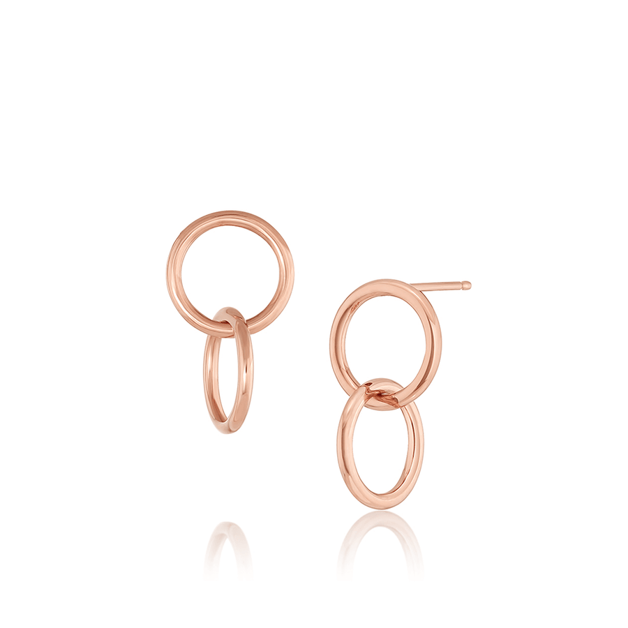 Marrow Fine Jewelry All Gold Everyday Sway Hoops [Rose Gold]