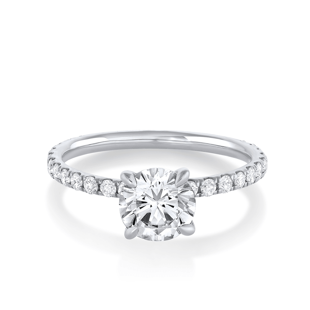 The Frankie Pavé Engagement Ring – Marrow Fine