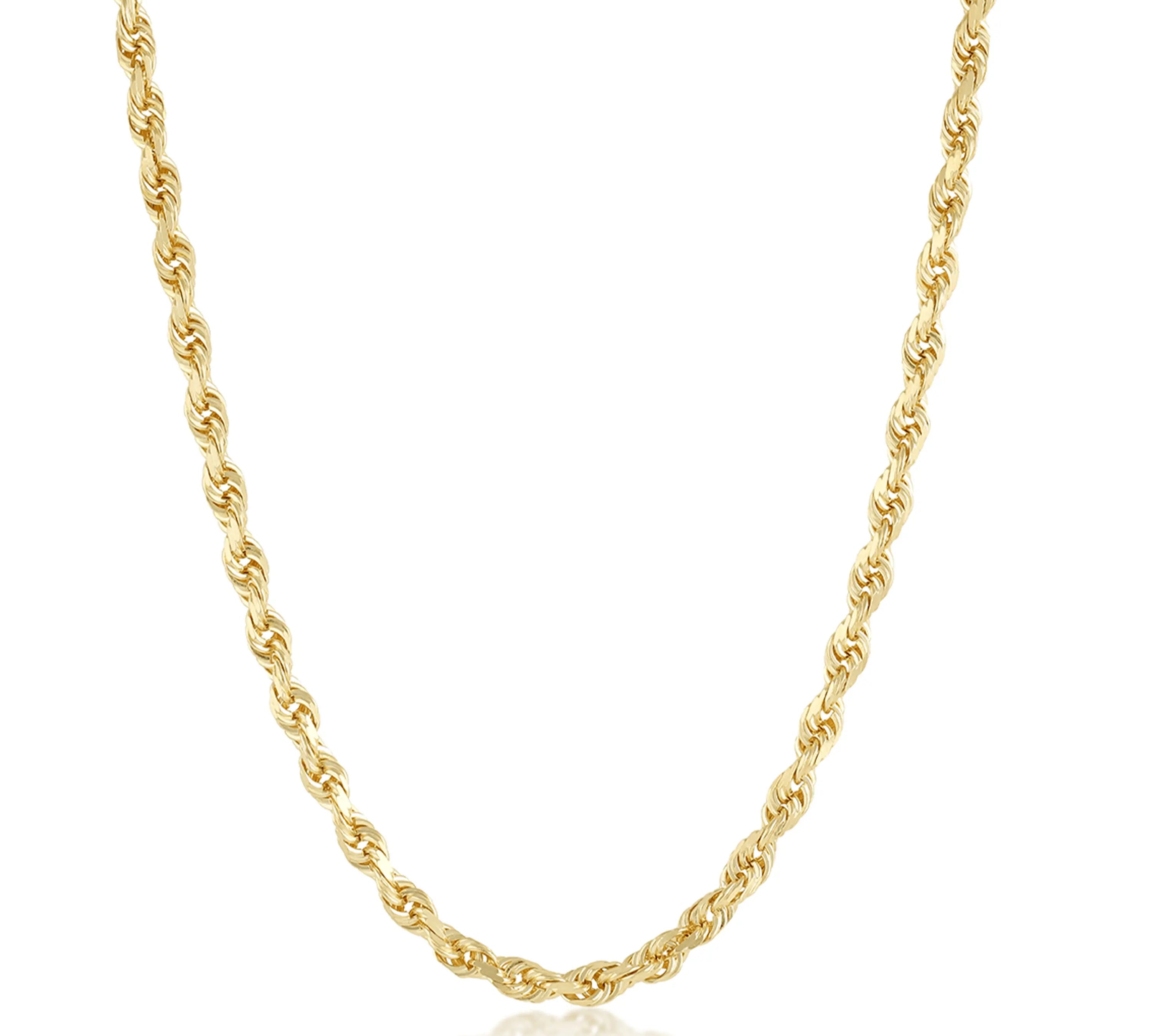 Marrow Fine Jewelry Remi Rope Chain Necklace [Yellow Gold]